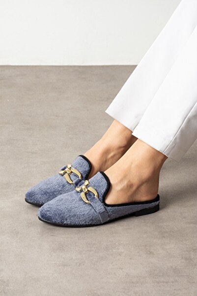 FUGA MODA Papuci de casă pentru oaspeți, cu blană scurtă, gri Mavie, eleganti...