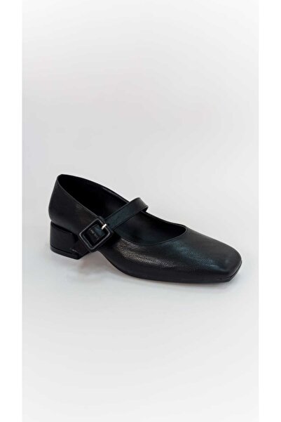 fikret bağcı Stylish Women's Blunt Toe Square Heel Comfortable Microfiber Leather, Soft Lining Comfort