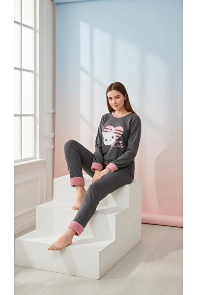 new ats Raporlu Interlock Cotton Pajama Set