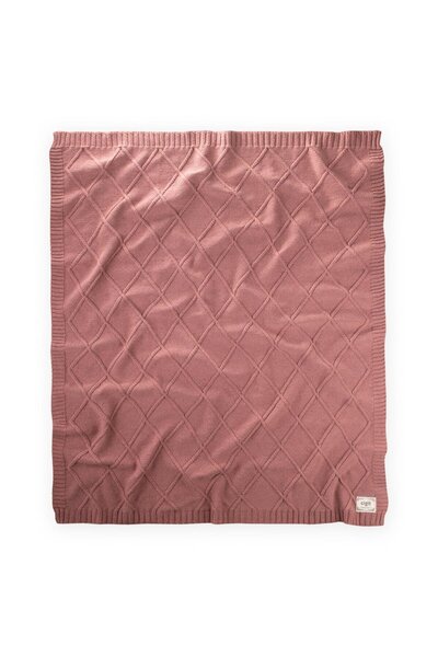 Cigit Knitwear Blanket 80X100 cm Dusty Rose
