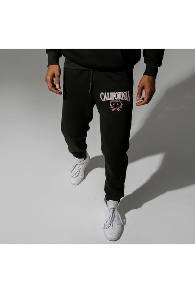 Superbluemexico Unisex Winter Jogger Sweatpants with Elasticated Cuffs