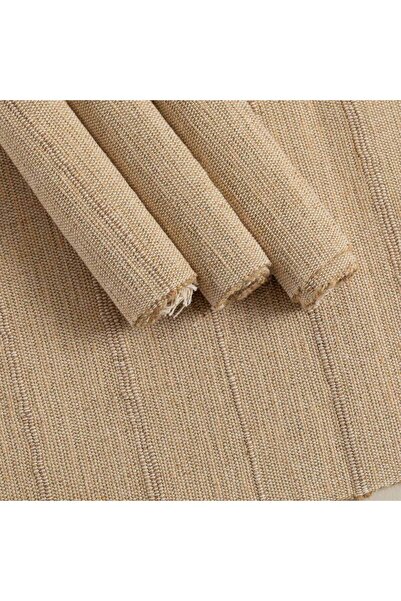 Chakra Blondie Striped 4'Lü Amerikan Servis Seti Natural