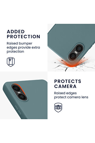 KWmobile Case for Sony Xperia 10 VI, Light Green, Silicone, KWM000021TP004C