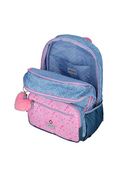 Enso Girls' backpack, Dreamers, 2 compartments, adaptable, multicolor, 32x44x17 cm