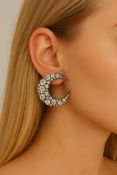 shop أقراط الهلال الحجرية