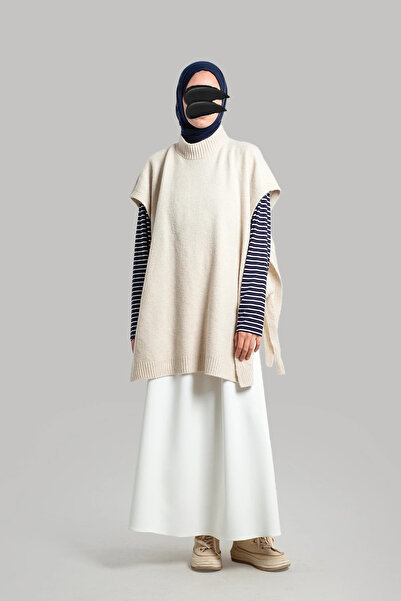 Lemaye Crepe Skirt - White