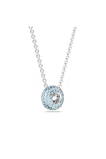 Swarovski Dextera Kolye, Mavi, Rodyum kaplama