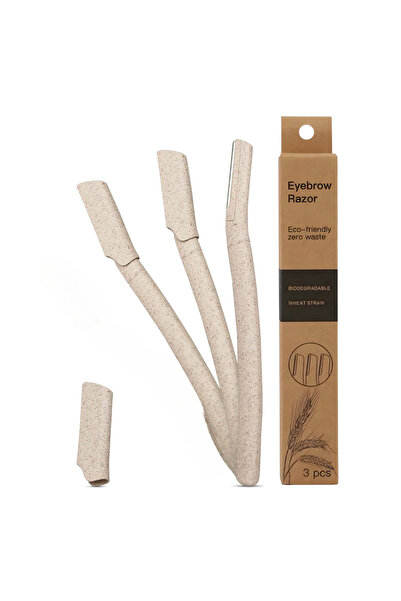 EliteEco شفرات حلاقة ديرمابلين للنساء، 3 قطع، شفرة حلاقة للحواجب والوجه، مزيل...