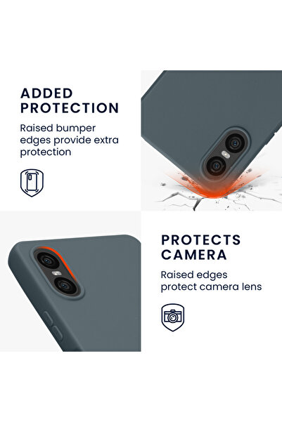 KWmobile Case for Sony Xperia 10 VI, Dark Green, Silicone, KWM000021TP002C