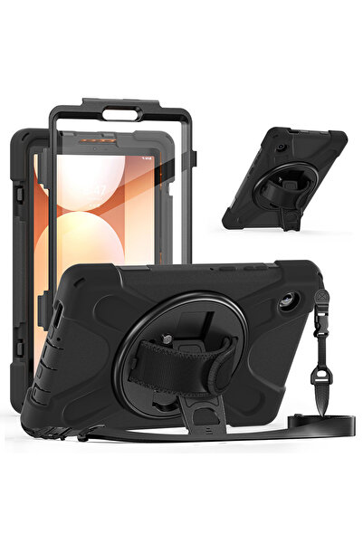 UnDePlus Samsung Galaxy Tab A11 Plus 11Inch Defender Strap-On Armored Tank Case X230 X235 X236B