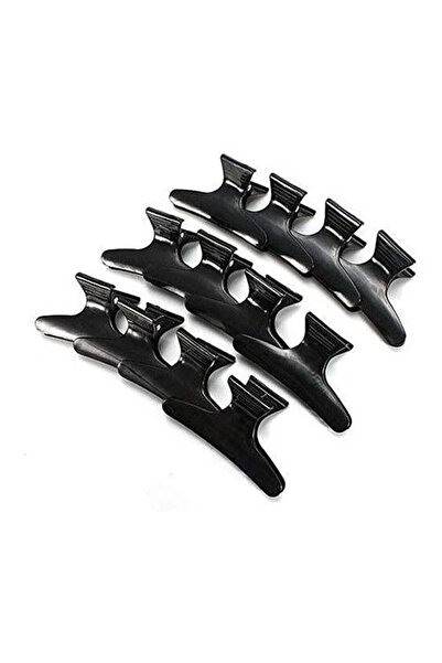 Beauty Star Carbon Plastic Hair Clip - CH86959 - 6 PCS