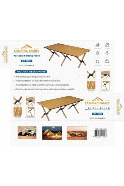 CAMPING FAMILY Portable Family Camping Table