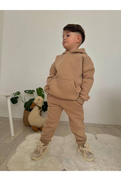 Yalçınoğlu Kids 3 Thread Thick Winter Children's Suit I Special Design Offering Comfort, Style and Quality Together (3-10 Years Old)