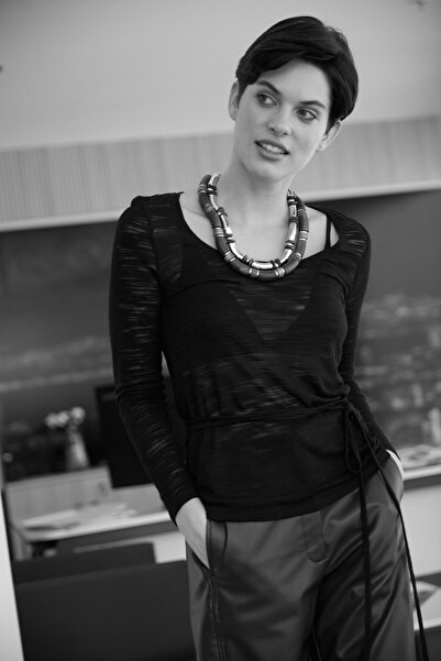 Brand Up Women's Slim Fit Devore Blouse