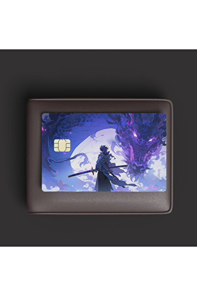 ACME LABS Skin pentru card de credit - Autocolant Samurai Dragon Warrior - Ci...