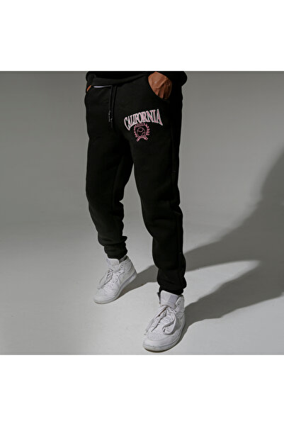Superbluemexico Unisex Winter Jogger Sweatpants with Elasticated Cuffs