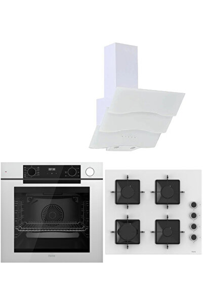 Ferre STEAM PLUS SERİSİ 3LÜ CAM ANKASTRE SET (QEP64CB-SS206-BSPR600)