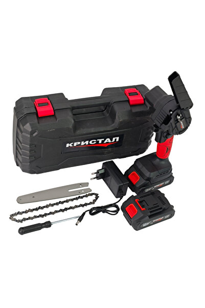 DDT Χειροκίνητο πριόνι (μίνι πριόνι) DDT-CRISTAL, 24V, 2Ah, λεπίδα & αλυσίδα ...