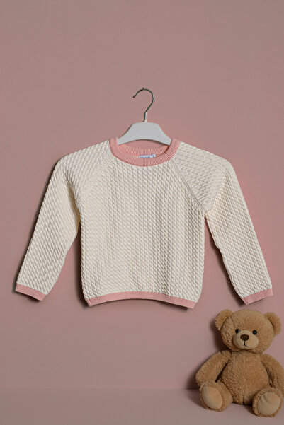 Montisu Girls' Knitted Sweater 100% Cotton