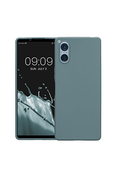KWmobile Case for Sony Xperia 5 V, Light Green, Silicone, 61522.207