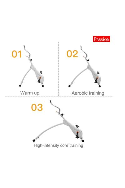 ZOCO BODY FIT Magnetic fitness bike, Zoco Body Fit®, LCD screen, 8 resistance levels, Adjustable, Gray