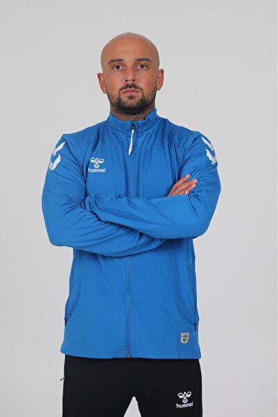 hummel , Sweat KAMP EŞOFMAN ÜSTÜ Oregon Tam Fermuar-Mavi - 3XL