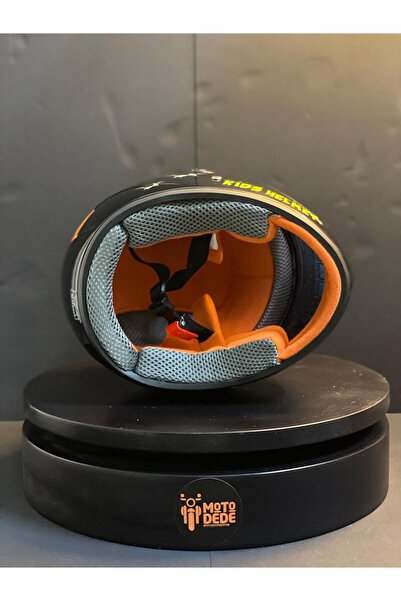 MTS SY118 Dinozor Desenli Çocuk Motosiklet Kaskı Full Face PP Materyal ECE Onaylı (5-12 Yaş)