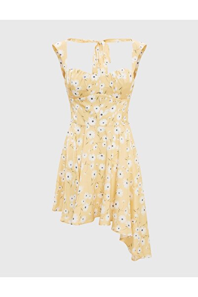 İLVİ Sophy Beige Women's Dress