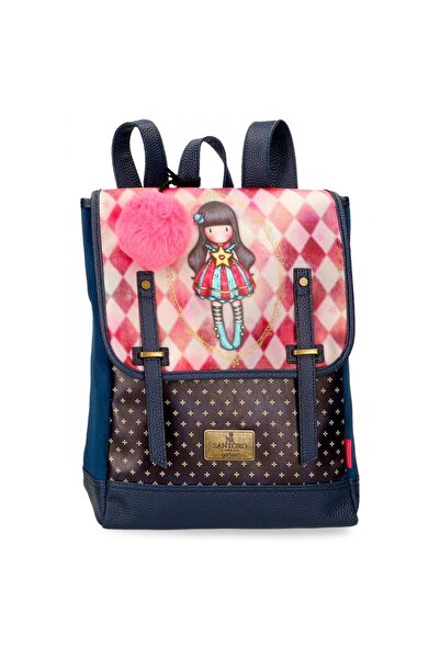 Santoro Girls' backpack, Gorjuss Moon Buttons laptop compartment, 29x38x9 cm