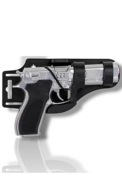 YVZ Metal Revolver Silah 25 cm Mantar Kapsül Atan Tabanca Revolver 144 Adet K...