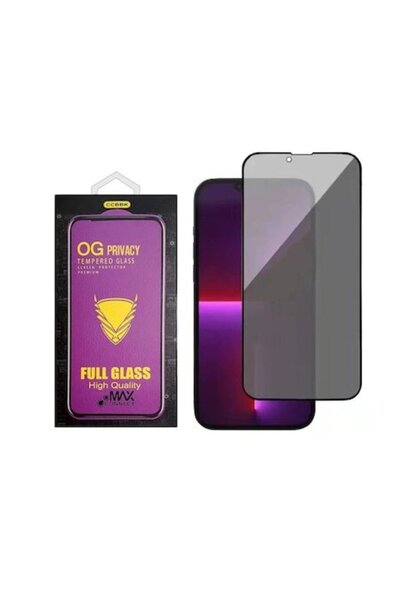 MAX CONNECT Folie OG Privacy - Compatible iPhone 13 Mini, 9H Full Cover