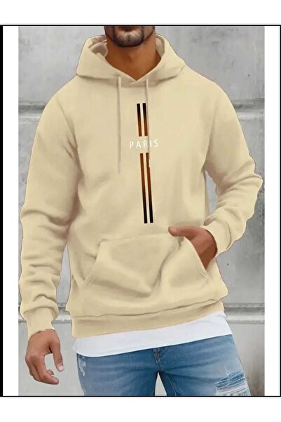 ORVIO Group هودي بخطوط عمودية مكتوبة عليه باريس