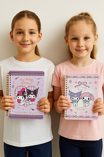 Kids Like دفتر تخطيط حلزوني بغلاف صلب مع ملصق كورومي مقاس 14×20، قطعة واحدة