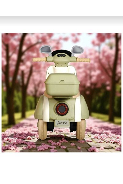 WESPİNA Akülü 3tekerlekli Çocuk Motoru Uzaktan Kumandalı 50kilo Kapasiteli Müzik Çalarlı 3-6Yaş