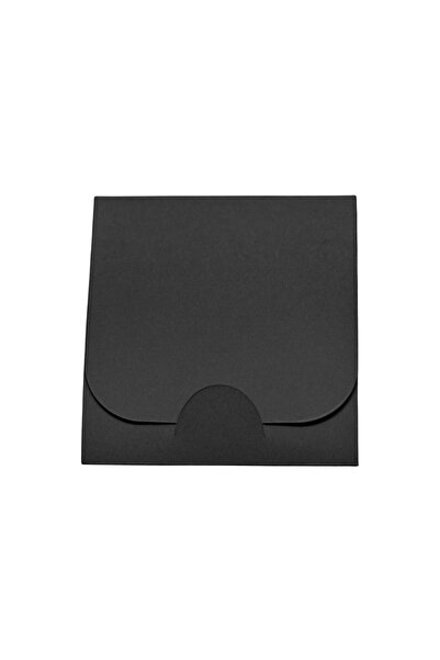 PersonalizatCuStil Black Envelopes with Closure Size 7.8 x 8.2 cm – Set of 100 Pieces