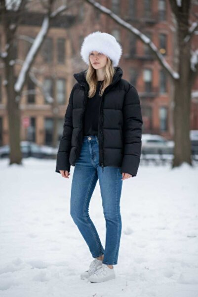 Aware Time Women's Furry Winter Plush Bucket Hat