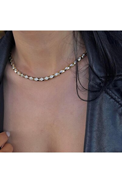 neslyaccessories Vip Seri Baklava Desen Kolye