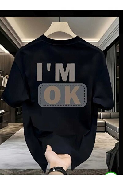 ORVIO Group T-Shirt with the Inscription, I'M Ok