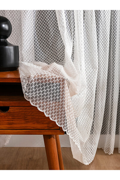 LUNETT HOME Irma34 Pattern Rarely Plied 1X2 Tulle Curtain Living Room Balcony Kitchen Tulle