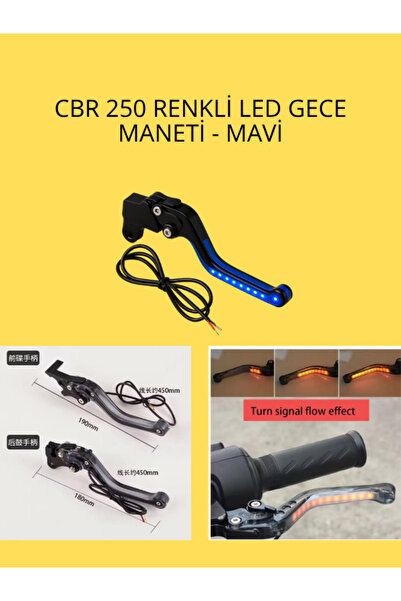 CTR CBR 250 Renkli LED Gece Maneti – Mavi