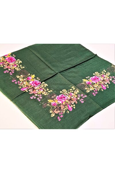 NİSA İPEK İçi Boş Kenarı Desenli Oyalık Yazma 100 Cm