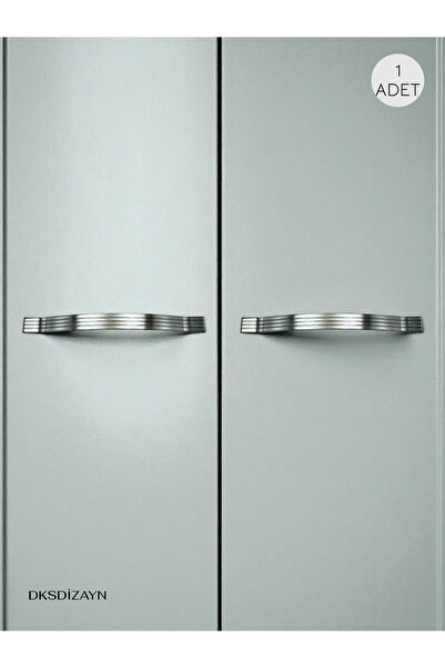 DKSDİZAYN 192 MM Akasya Çizgili Kulp - Mobilya Çekmece Mutfak Dolap Kulpu - 1...