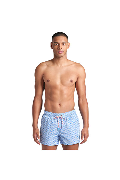 ARENA Water Prints Beach X-Short Ao Erkek Mavi Deniz Şortu 008928810