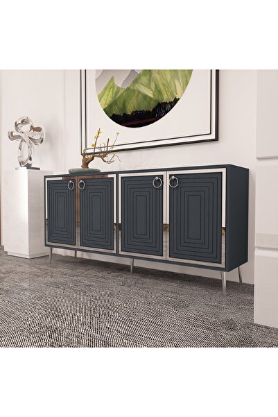 morepp Palo Gümüş Konsol | Antrasit - Antrasit