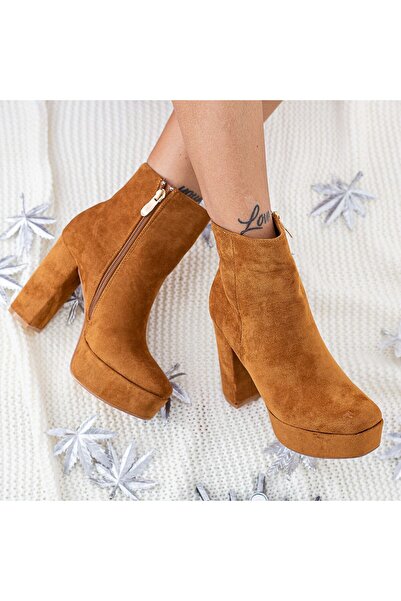 mei Ankle Boots with Heels and Platform XKK279 Yellow