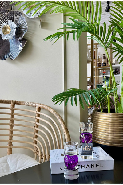 HERA DEKOR KRİSTAL BALONCUKLU ŞAMDAN