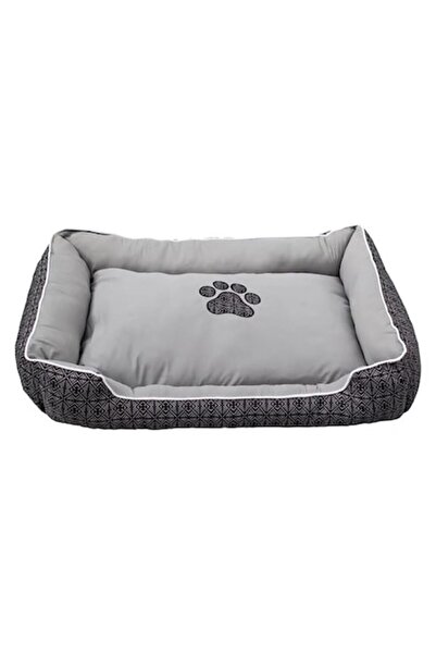 NO BRAND Dog bed, 110x80x25 cm, Waterproof, Non-slip, Grey