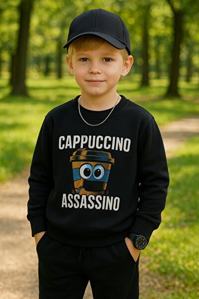 Yalçınoğlu Kids Children's Bottom and Top Set – 3 Thread Count Fleece-Lined Thick Fabric, Comfortable Winter Set I Warm, Soft and Comfortable