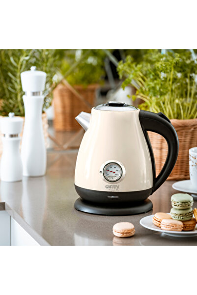 CAMRY Classic Electric Kettle Thermometer, 1.7l, Safety, Stainless Steel