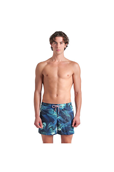 ARENA Water Prints Beach Erkek Yeşil Deniz Şortu 007159630